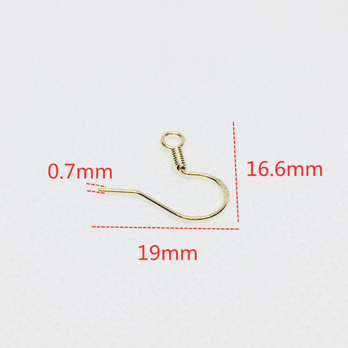 100PCS 14K 18K Gold Filled Earring Hooks 925 Sterling Silver With Loop Fish Earwire White Gold Silver Rose Gold For Jewelry Making Earrings Hooks Doki Decor   