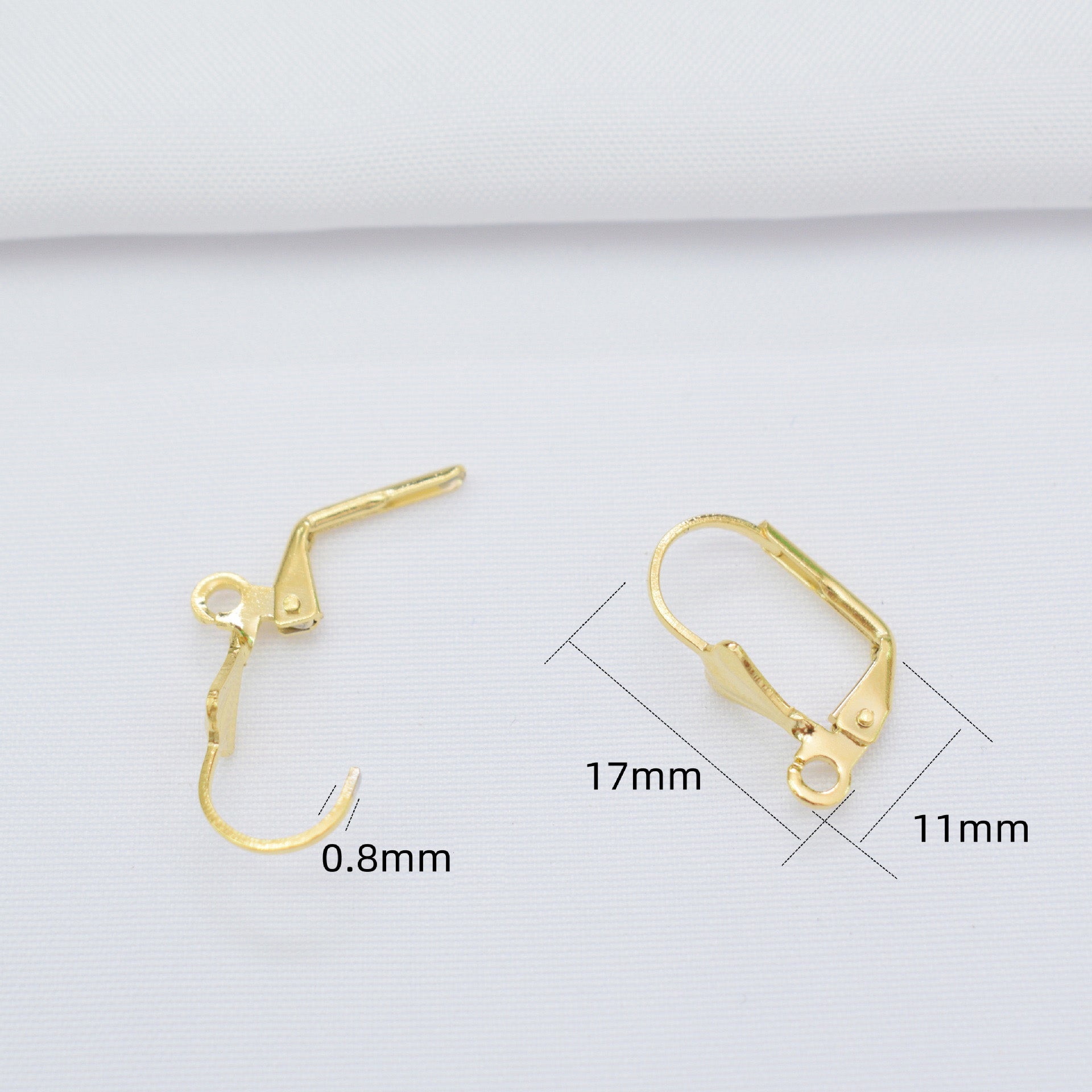 20PCS 14K 18K Gold Filled Earring Hooks Earring Hoops Ear Buckle White Gold For Jewelry Making Earrings Hoops Doki Decor   