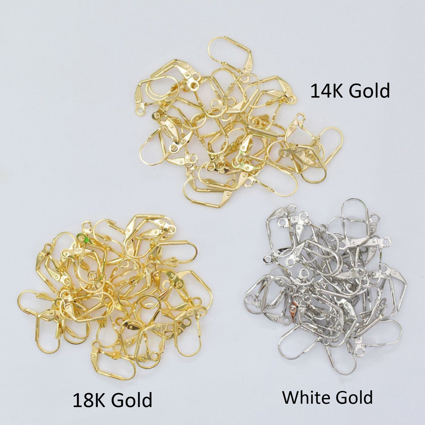 20PCS 14K 18K Gold Filled Earring Hooks Earring Hoops Ear Buckle White Gold For Jewelry Making Earrings Hoops Doki Decor   