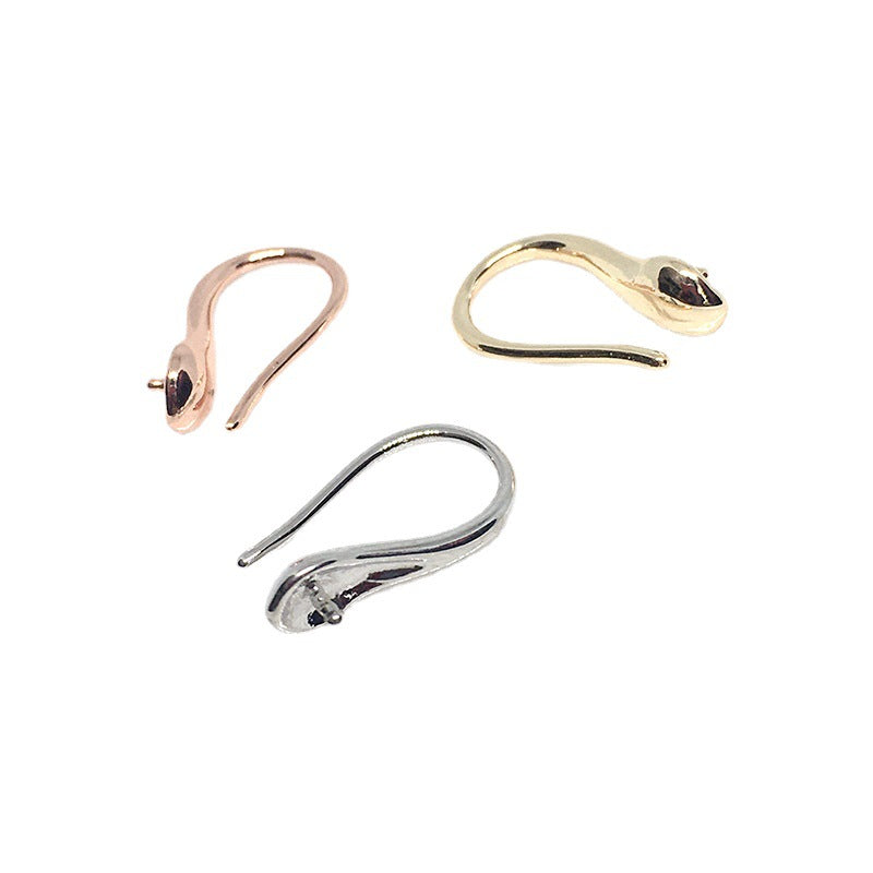 10PCS 14K 18K Gold Filled Earring Hooks Pearl Tray Fish Earwire White Gold Rose Gold For Jewelry Making Earrings Hooks Doki Decor   