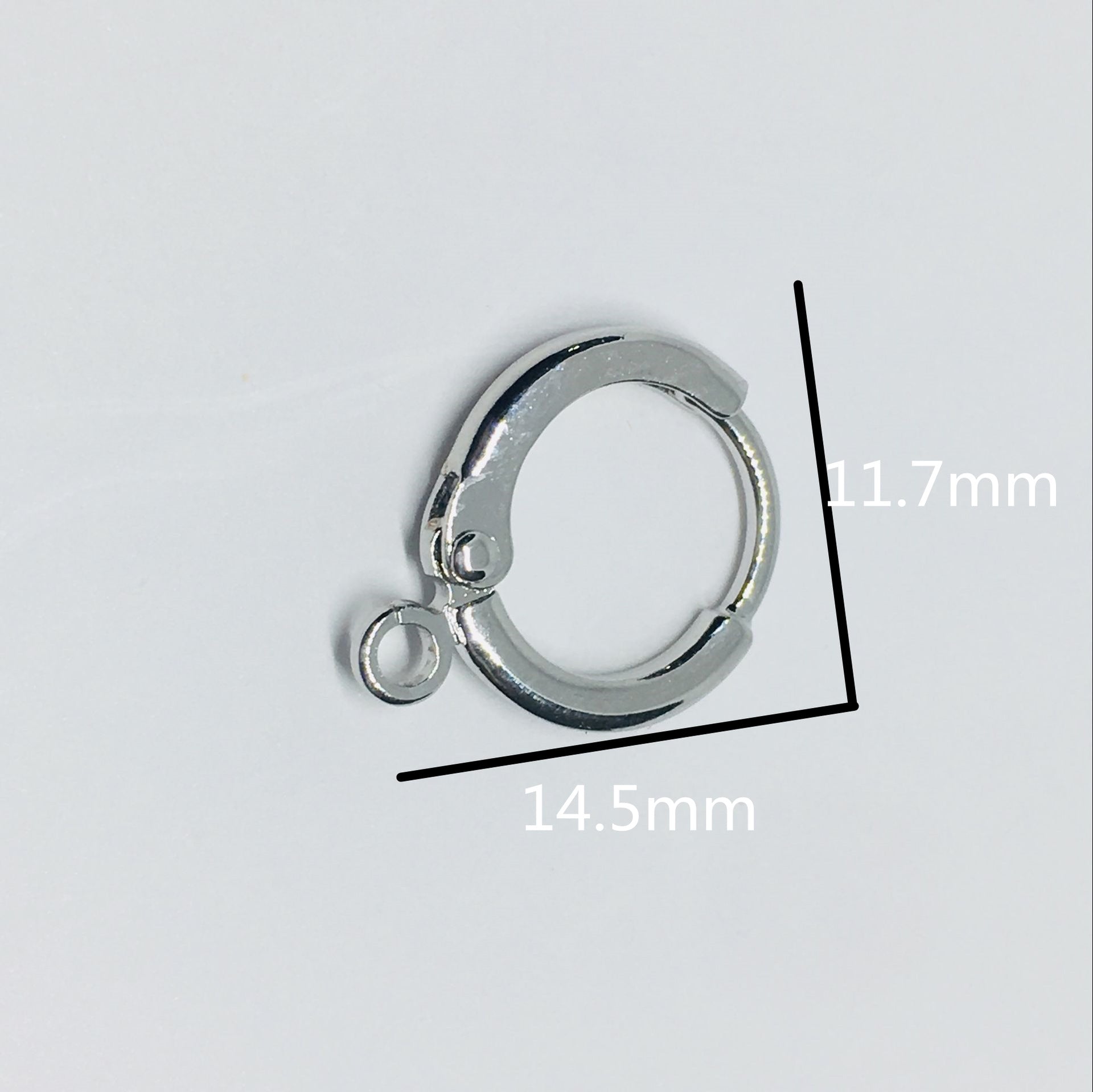 50PCS 14K 18K Gold Filled Earring Hoops Flat With Loop Dangle Lever Back Round Beading Hoop White Gold Rose Gold Silver For Jewelry Making Earrings Hoops Doki Decor   