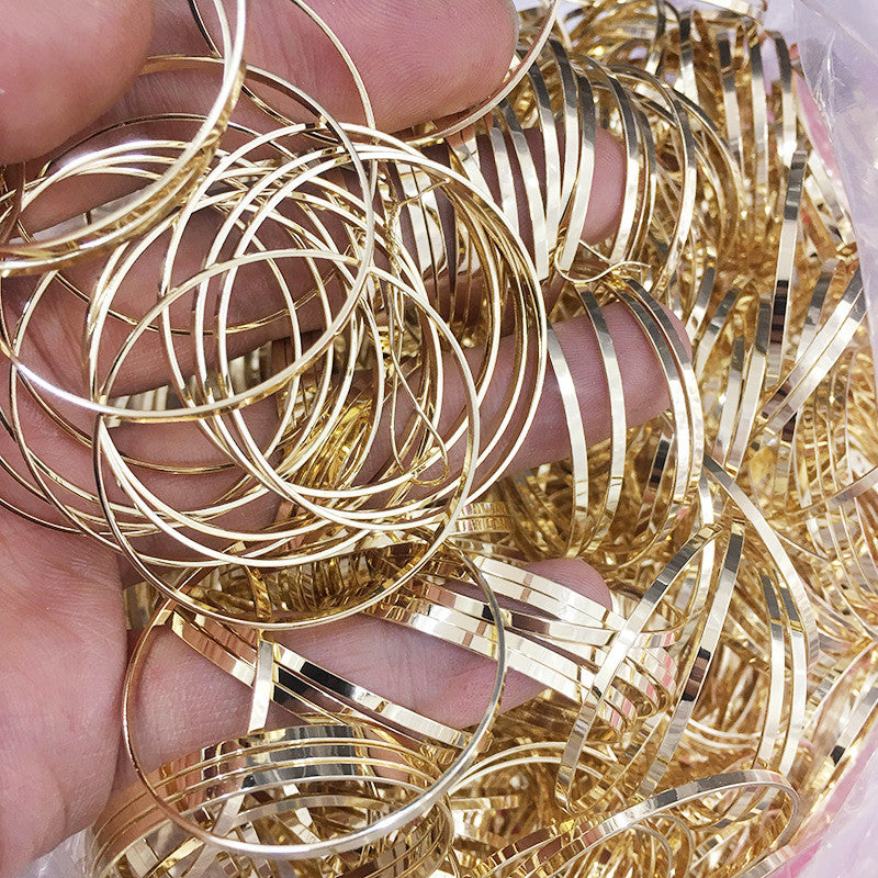 20PCS 14K Gold Filled Earring Hoops Wide Huggie Round Circle Lever Back Beading Hoop White Gold For Jewelry Making Earrings Hoops Doki Decor   