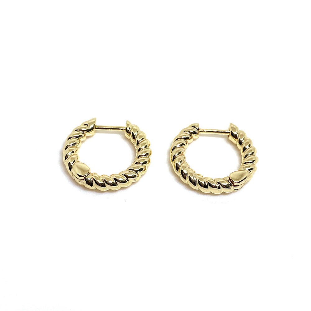 10PCS 14K Gold Filled Earring Hoops Round Crown Lever Back Beading Hoop For Jewelry Making Earrings Hoops Doki Decor   