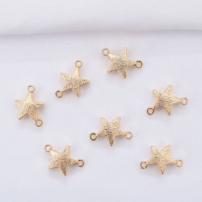 10PCS 14K Gold Filled Magnet Clasps Heart Rose Star White Gold Silver For Jewelry Making Finding Kits Repair Clasps Doki Decor   