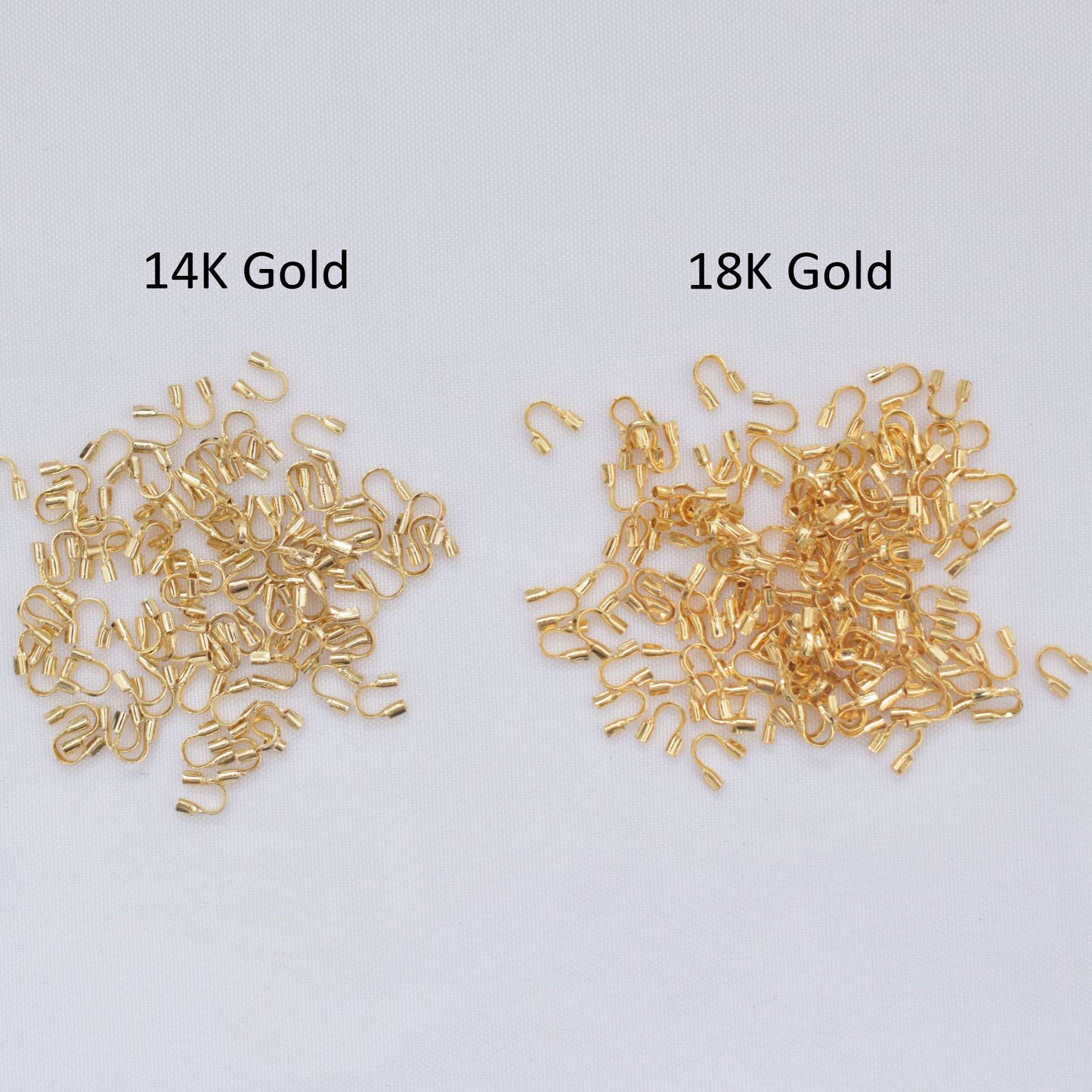 100PCS 18K Gold Filled Chain Protection Clasps U Type Connecting Clasps White Silver For Jewelry Making Finding Kits Repair Clasps Doki Decor   