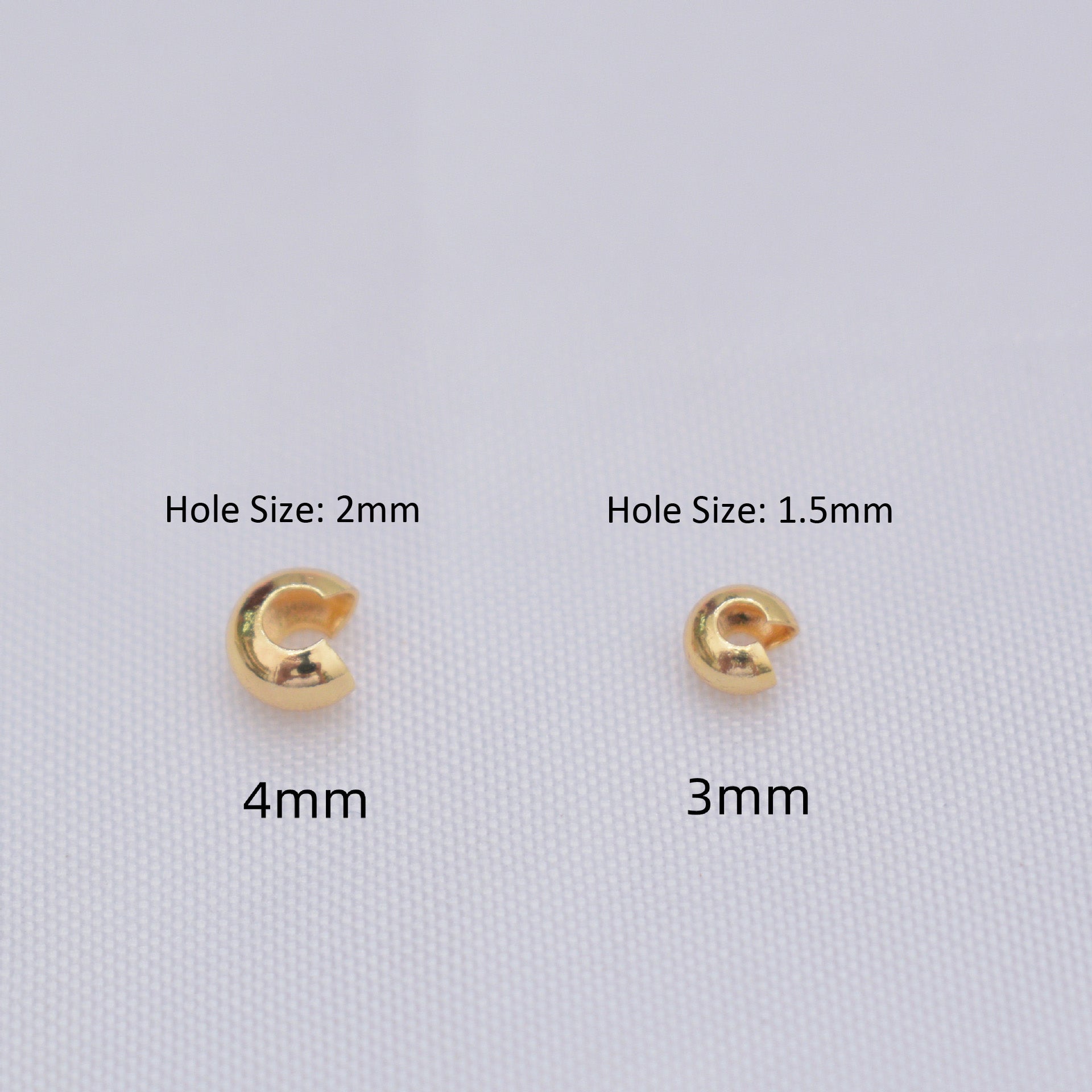 100PCS 18K Gold Filled Moon Buckles Ending Tail Clasps Semicircle Opened Hole Silver For Jewelry Making Finding Kits Repair Clasps Doki Decor   