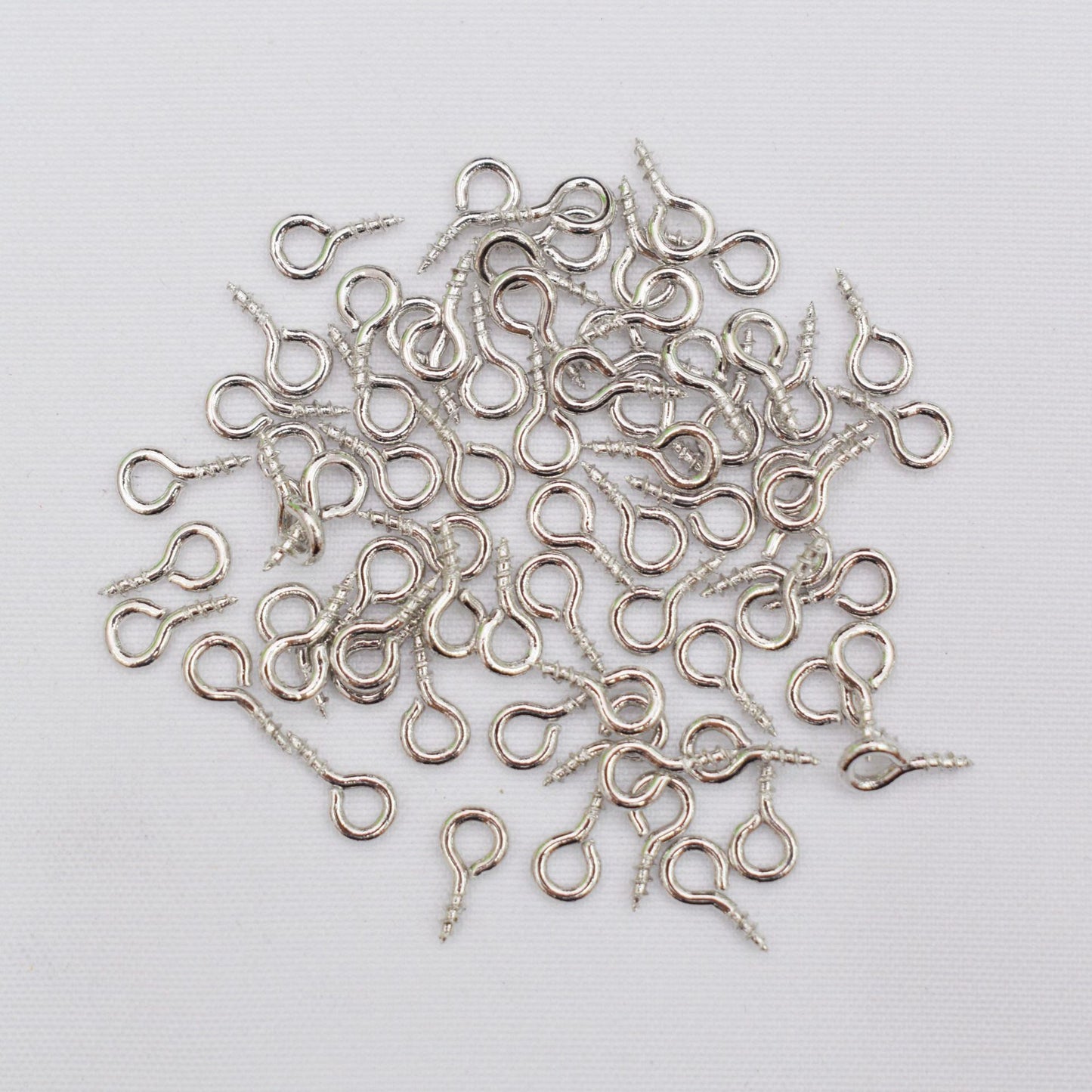 130PCS 18K Gold Filled Pearl Screws Needles Beads Screws For Jewelry Making Finding Kits Repair Clasps Doki Decor White Gold  