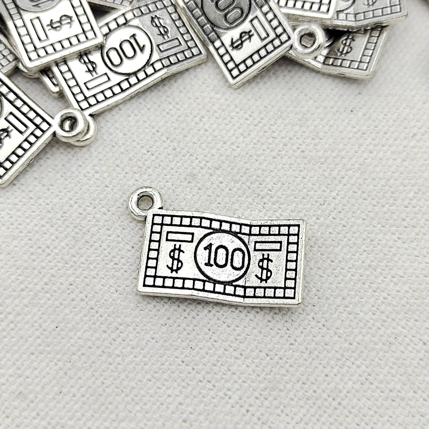 100PCS Alloy Pendants 100 Dollars Jewelry Making Findings Supplies DIY Pendants Doki Decor   