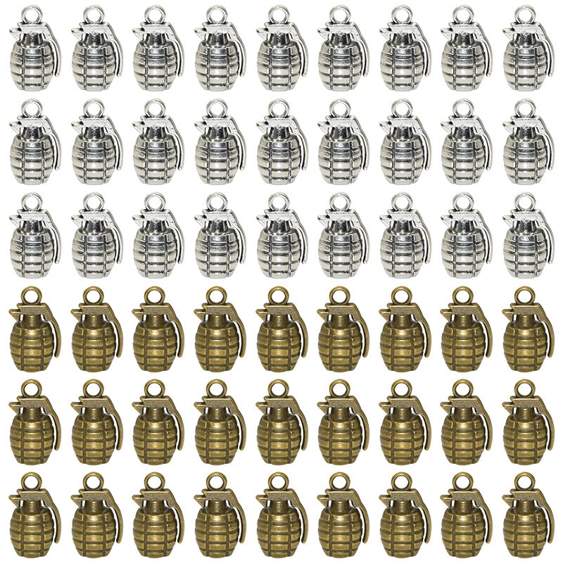 20PCS Alloy Pendants Grenade Bomb For Jewelry Making Findings Supplies DIY Pendants Doki Decor   