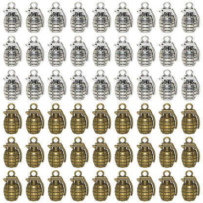 20PCS Alloy Pendants Grenade Bomb For Jewelry Making Findings Supplies DIY Pendants Doki Decor   