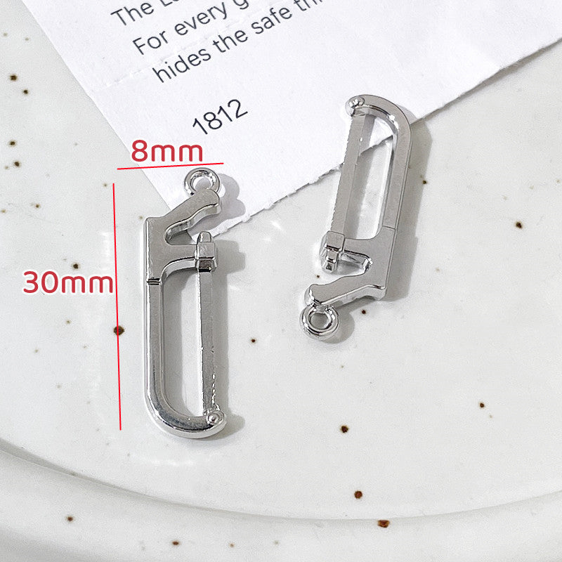 5PCS Alloy Pendants Hammer Wrench Screwdriver Scissor Axe Tools Jewelry Making Findings Supplies Pendants Doki Decor 10  