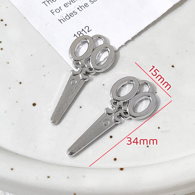 5PCS Alloy Pendants Hammer Wrench Screwdriver Scissor Axe Tools Jewelry Making Findings Supplies Pendants Doki Decor 12  