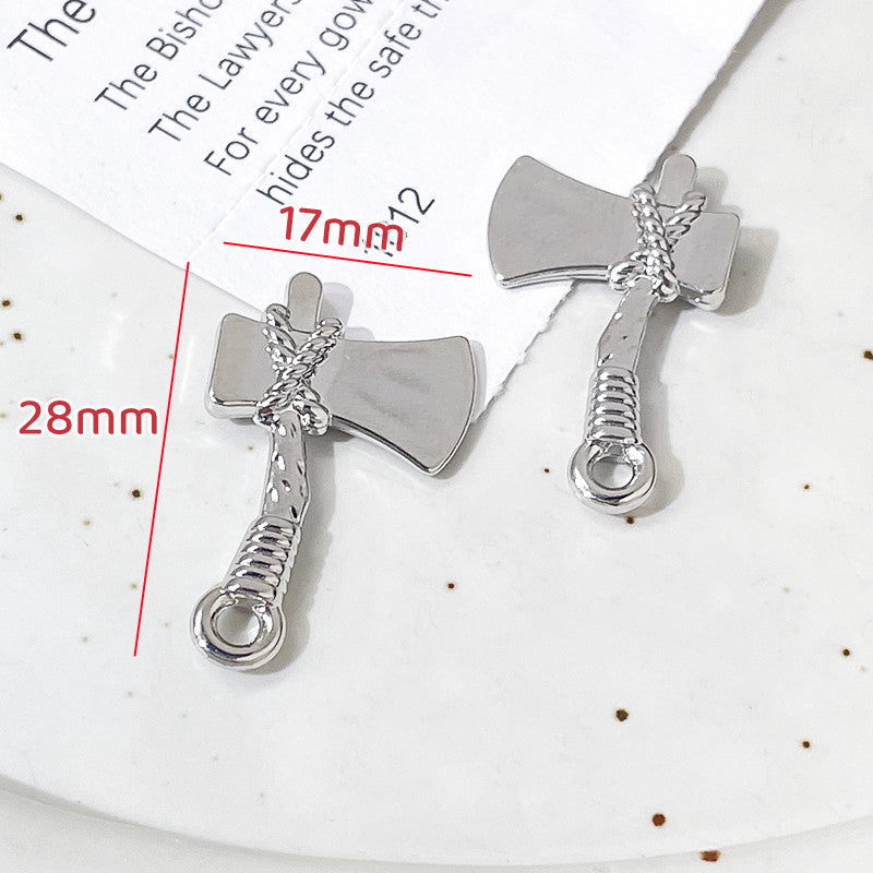 5PCS Alloy Pendants Hammer Wrench Screwdriver Scissor Axe Tools Jewelry Making Findings Supplies Pendants Doki Decor 5  