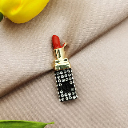 10PCS Alloy Pendants Lipstick Eyeshadow Palette Resin Rhinestone Jewelry Making Findings Supplies Pendants Doki Decor 8  