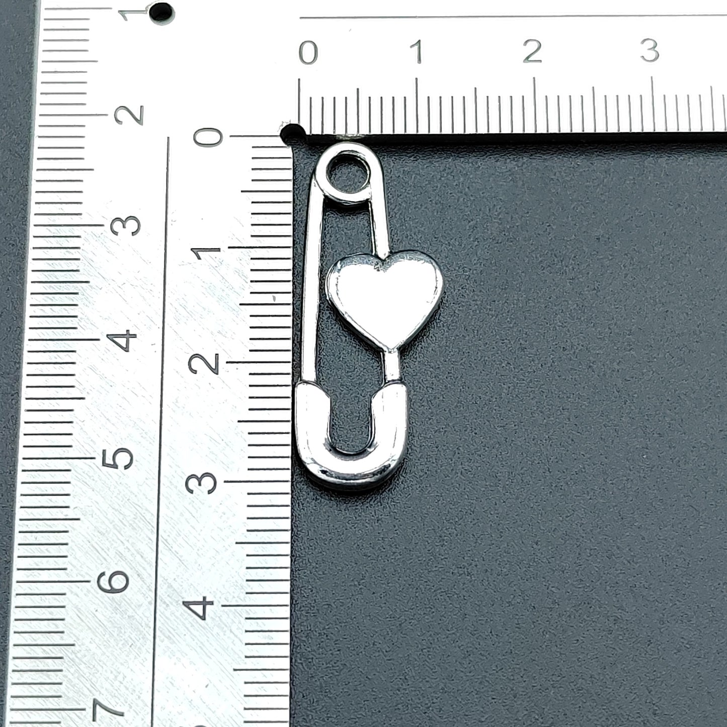 100PCS Alloy Pendants Paper Clip Heart Jewelry Making Findings Supplies DIY Pendants Doki Decor   