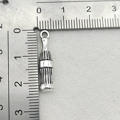 100PCS Alloy Pendants Soda Bottle Jewelry Making Findings Supplies DIY Pendants Doki Decor   