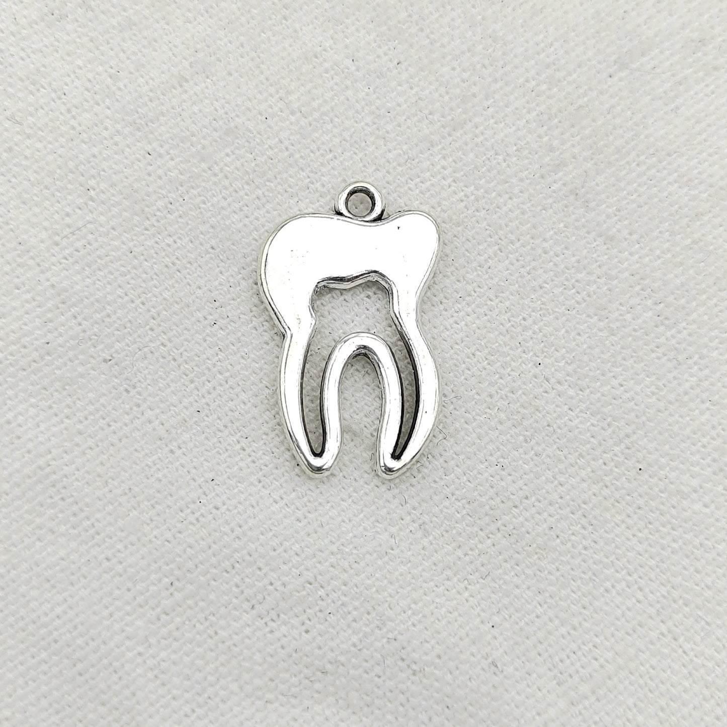 200PCS Alloy Pendants Tooth Jewelry Making Findings Supplies DIY Pendants Doki Decor   