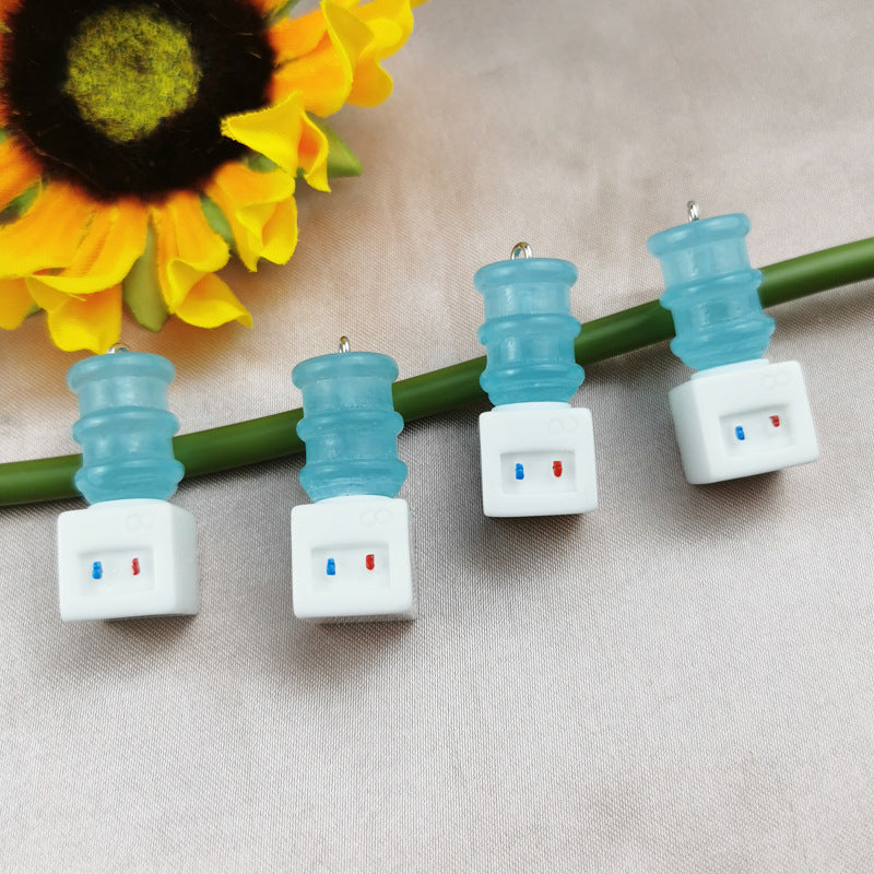 10PCS Alloy Pendants Water Dispenser Resin Jewelry Making Findings Supplies DIY Pendants Doki Decor   