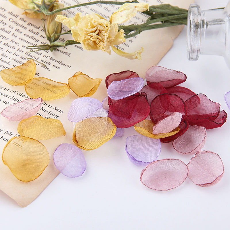 10PCS Pendants Mesh Petals Flower With Loop Jewelry Making Findings Supplies Pendants Doki Decor   