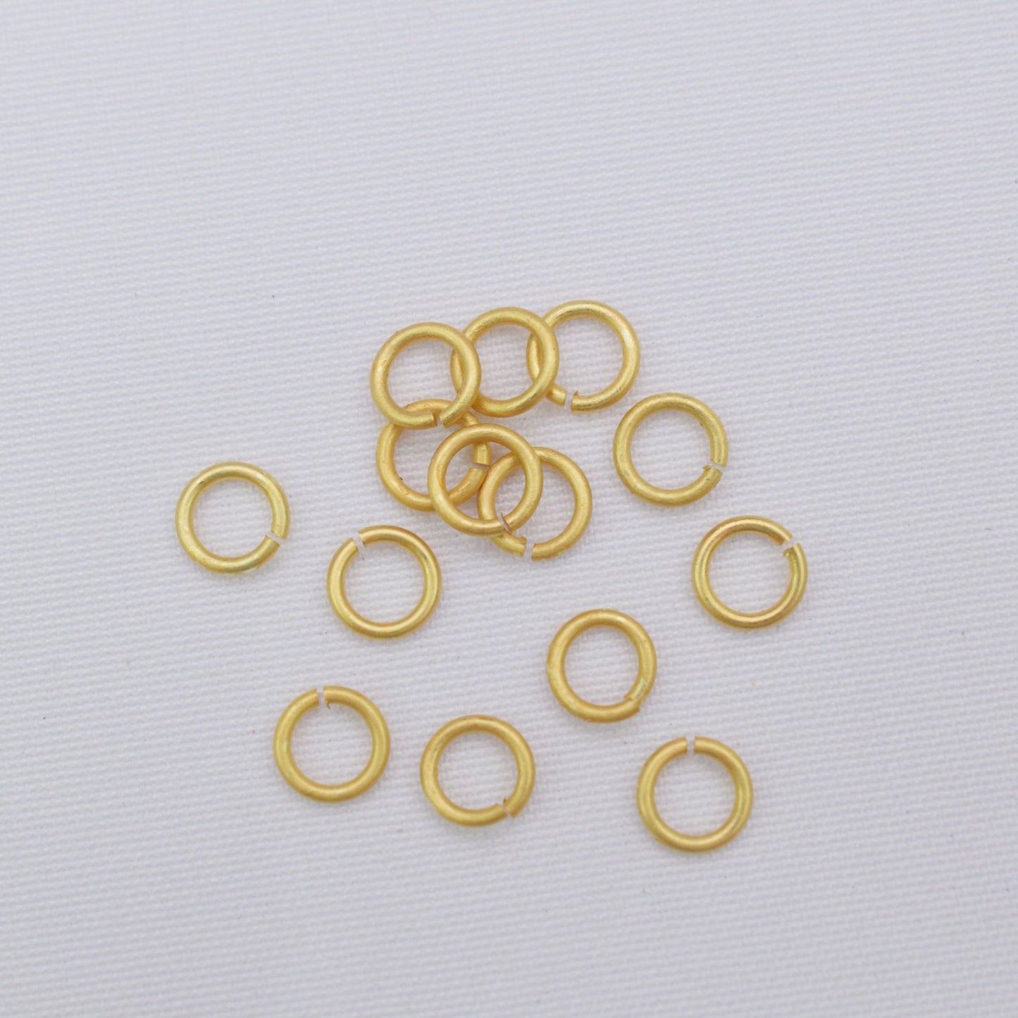 140PCS 180PCS Placer Gold Jump Rings Circle Connecting Split DIY Jewelry Making Supplies Jump Rings Doki Decor   