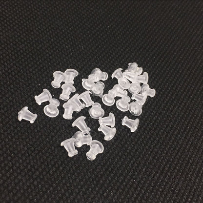 10000PCS Resin Earring Backs Ear Stoppers Clear Replacement Environmentally Friendly For Jewelry Making DIY Earrings Backs Doki Decor Gourd#  