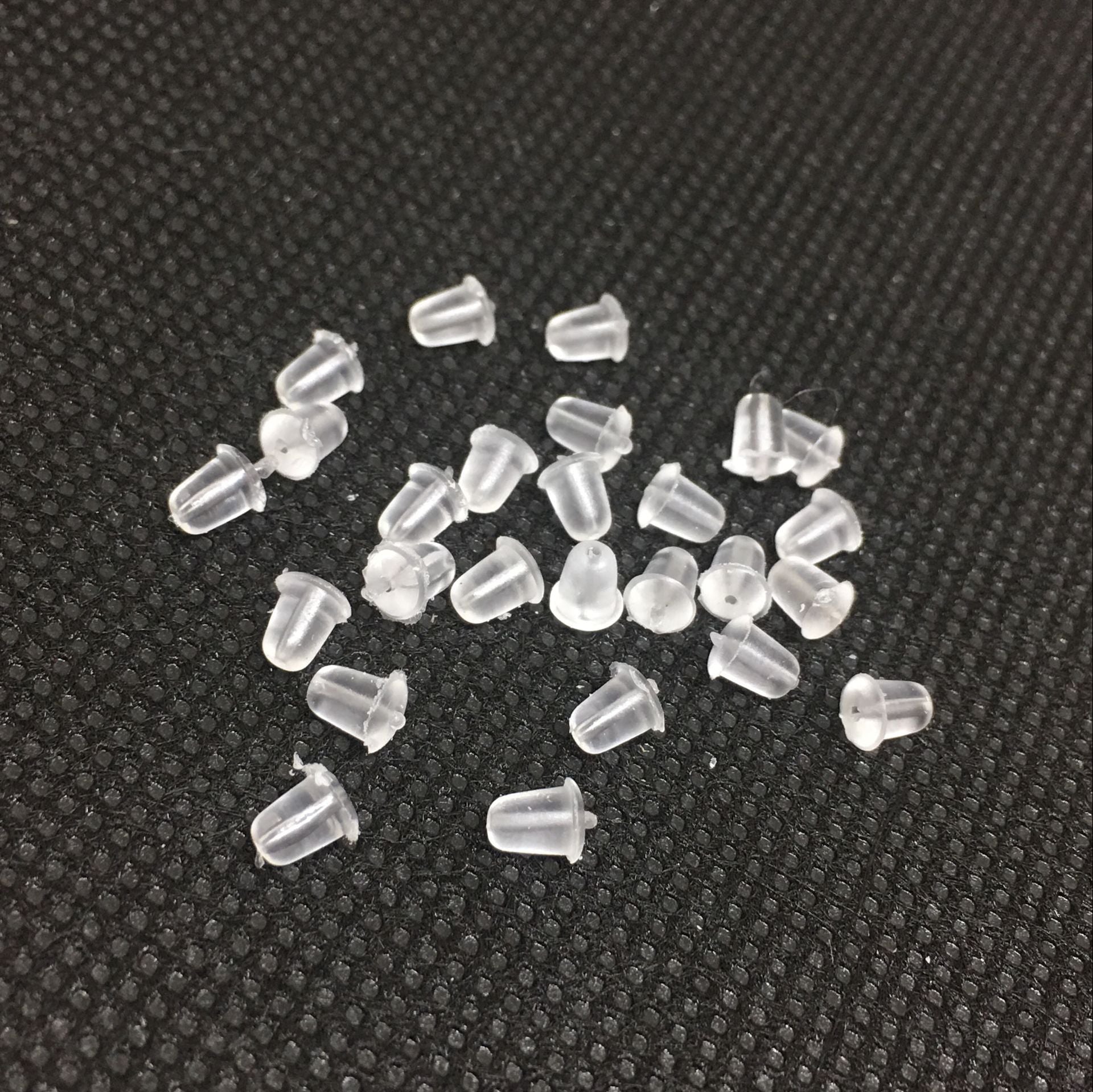 10000PCS Resin Earring Backs Ear Stoppers Clear Replacement Environmentally Friendly For Jewelry Making DIY Earrings Backs Doki Decor Bullet#  