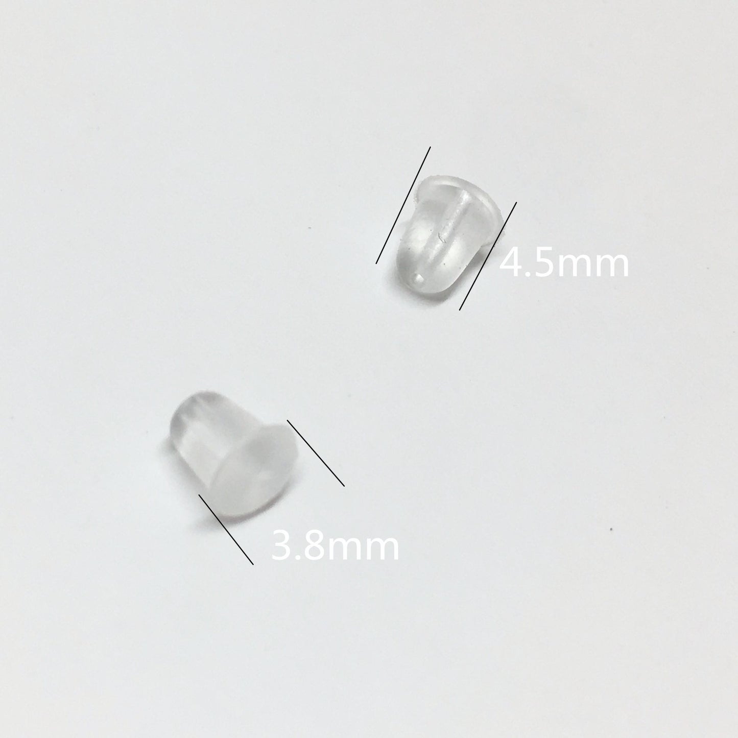 10000PCS Resin Earring Backs Ear Stoppers Clear Replacement Environmentally Friendly For Jewelry Making DIY Earrings Backs Doki Decor   